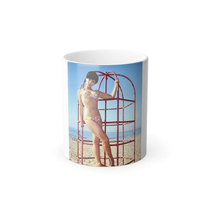Yvonne Craig #110 (Vintage Female Icons) Color Changing Mug 11oz-11oz-Go Mug Yourself