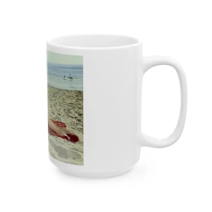 Yvonne Craig #112 (Vintage Female Icon) White Coffee Mug - Go Mug Yourself