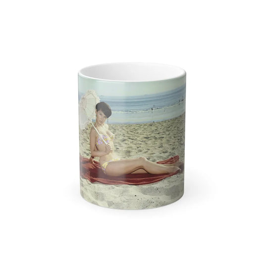Yvonne Craig #112 (Vintage Female Icons) Color Changing Mug 11oz-11oz-Go Mug Yourself