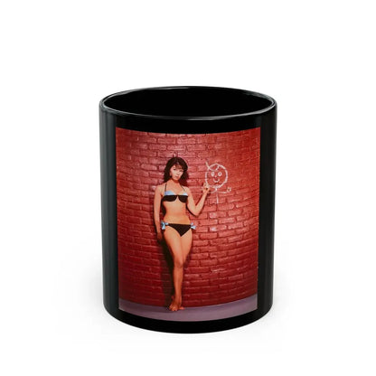 Yvonne Craig #116 (Vintage Female Icon) Black Coffee Mug 11oz - Go Mug Yourself