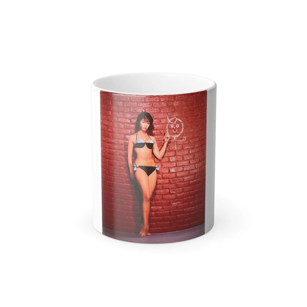 Yvonne Craig #116 (Vintage Female Icons) Color Changing Mug 11oz-11oz-Go Mug Yourself