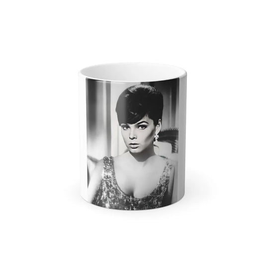 Yvonne Craig #1191 (Vintage Female Icons) Color Changing Mug 11oz-11oz-Go Mug Yourself