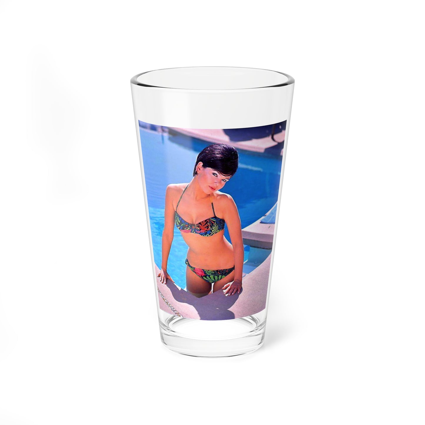 Yvonne Craig #120 (Vintage Female Icon) Pint Glass 16oz-16oz-Go Mug Yourself