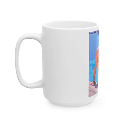 Yvonne Craig #120 (Vintage Female Icon) White Coffee Mug - Go Mug Yourself