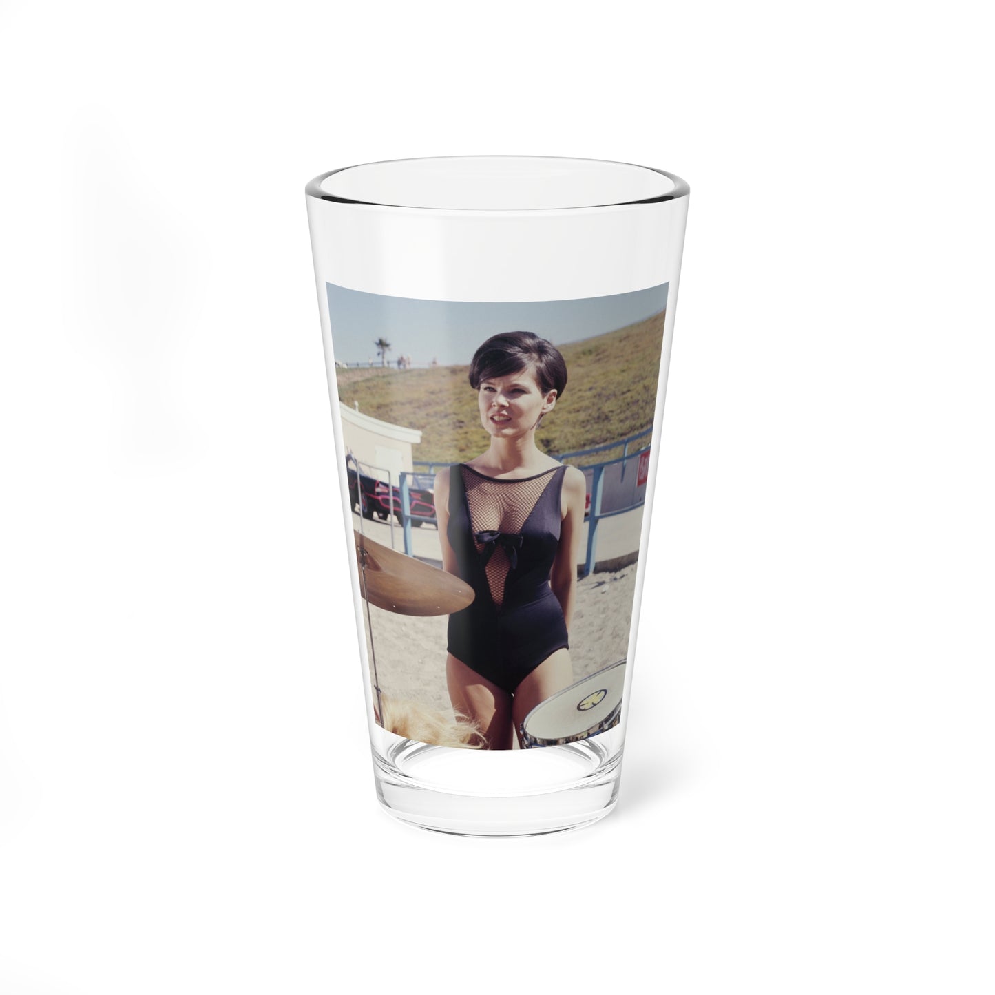 Yvonne Craig #124 (Vintage Female Icon) Pint Glass 16oz-16oz-Go Mug Yourself