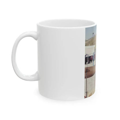 Yvonne Craig #124 (Vintage Female Icon) White Coffee Mug - Go Mug Yourself