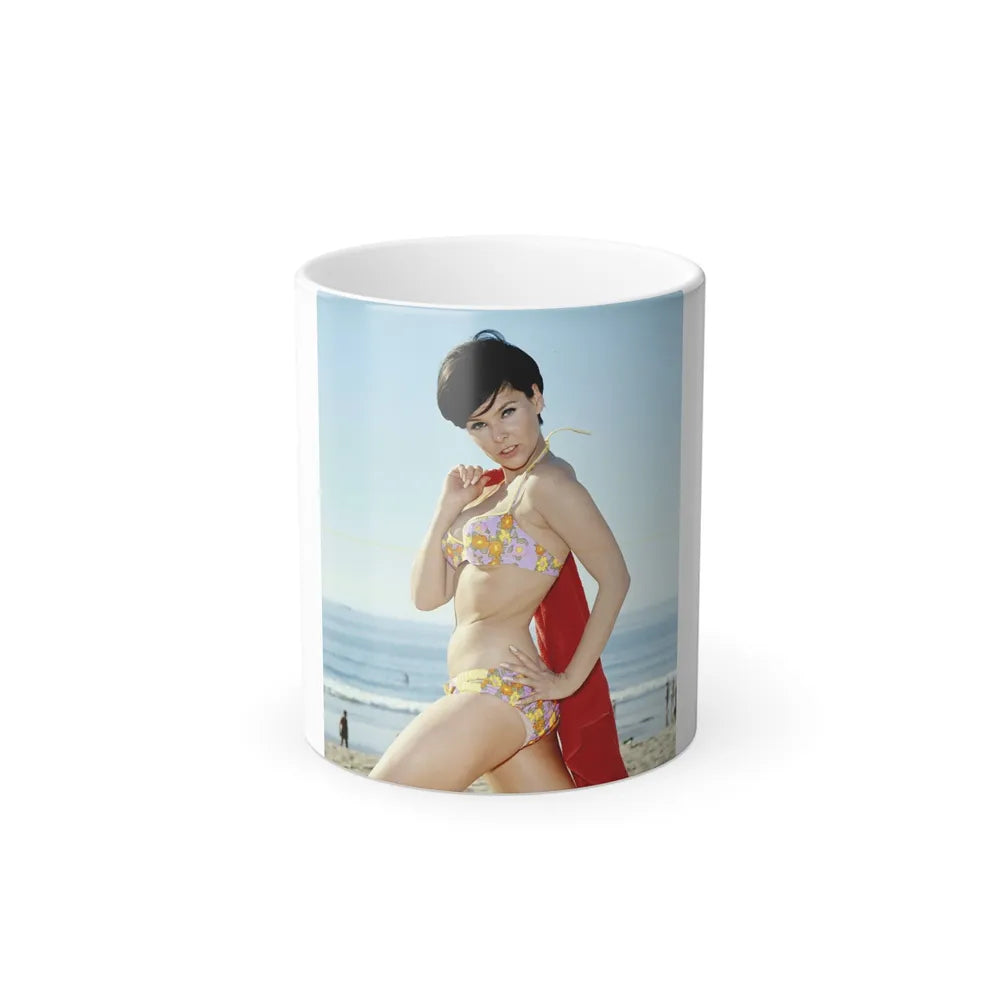 Yvonne Craig #126 (Vintage Female Icons) Color Changing Mug 11oz-11oz-Go Mug Yourself