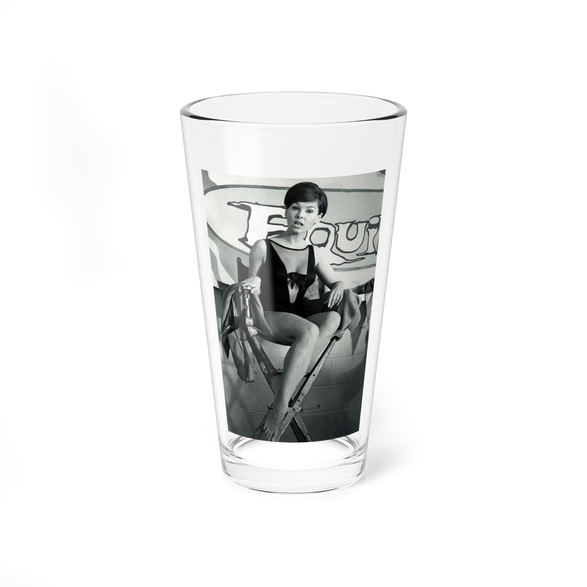 Yvonne Craig #129 (Vintage Female Icon) Pint Glass 16oz-16oz-Go Mug Yourself