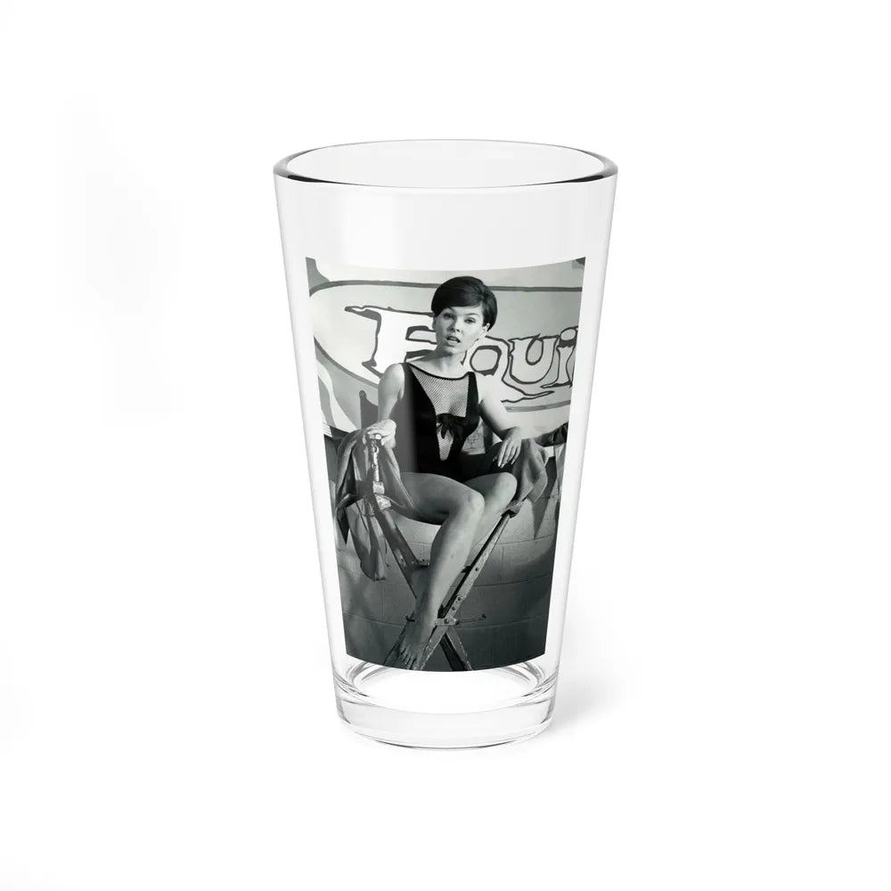 Yvonne Craig #129 (Vintage Female Icon) Pint Glass 16oz 16oz - Go Mug Yourself