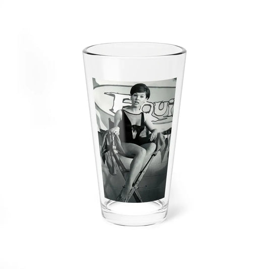 Yvonne Craig #129 (Vintage Female Icon) Pint Glass 16oz 16oz - Go Mug Yourself