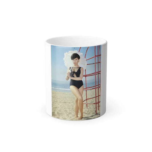 Yvonne Craig #131 (Vintage Female Icons) Color Changing Mug 11oz-11oz-Go Mug Yourself
