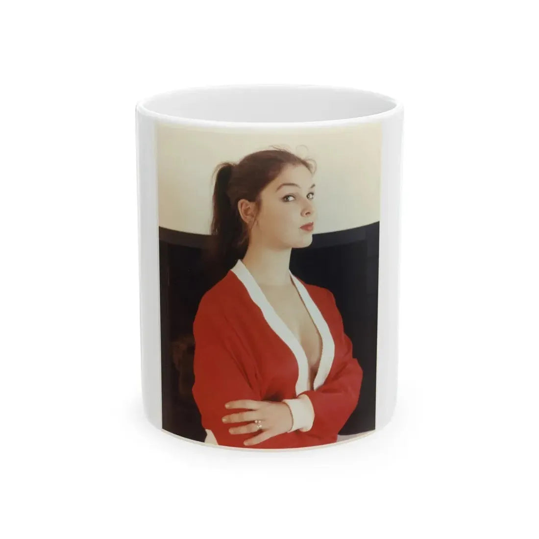 Yvonne Craig #138 (Vintage Female Icon) White Coffee Mug 11oz - Go Mug Yourself