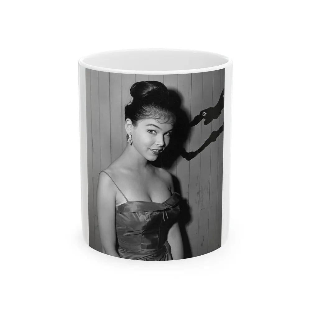 Yvonne Craig #147 (Vintage Female Icon) White Coffee Mug-11oz-Go Mug Yourself