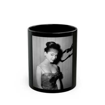 Yvonne Craig #1471 (Vintage Female Icon) Black Coffee Mug 11oz - Go Mug Yourself