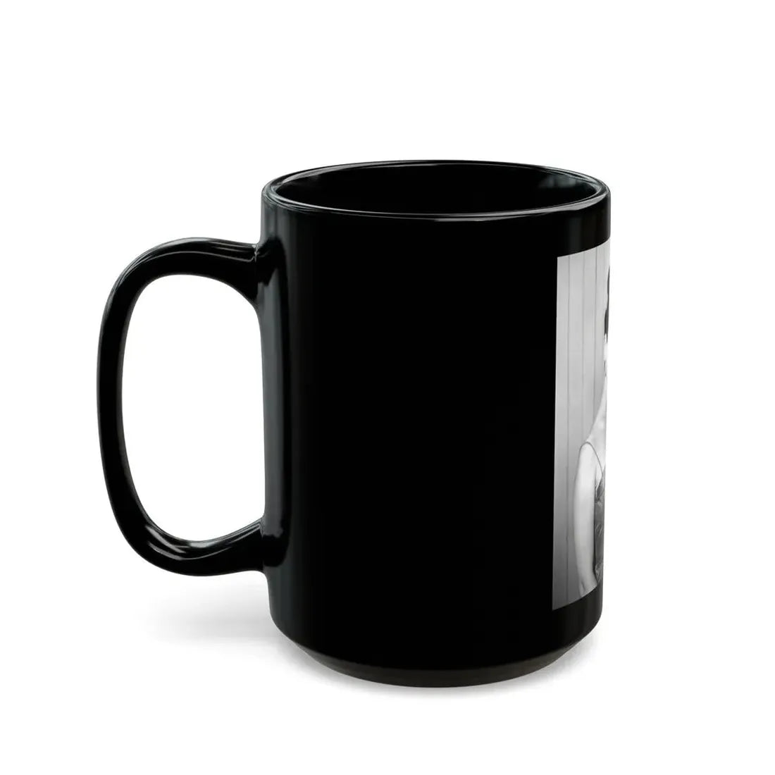 Yvonne Craig #1471 (Vintage Female Icon) Black Coffee Mug - Go Mug Yourself