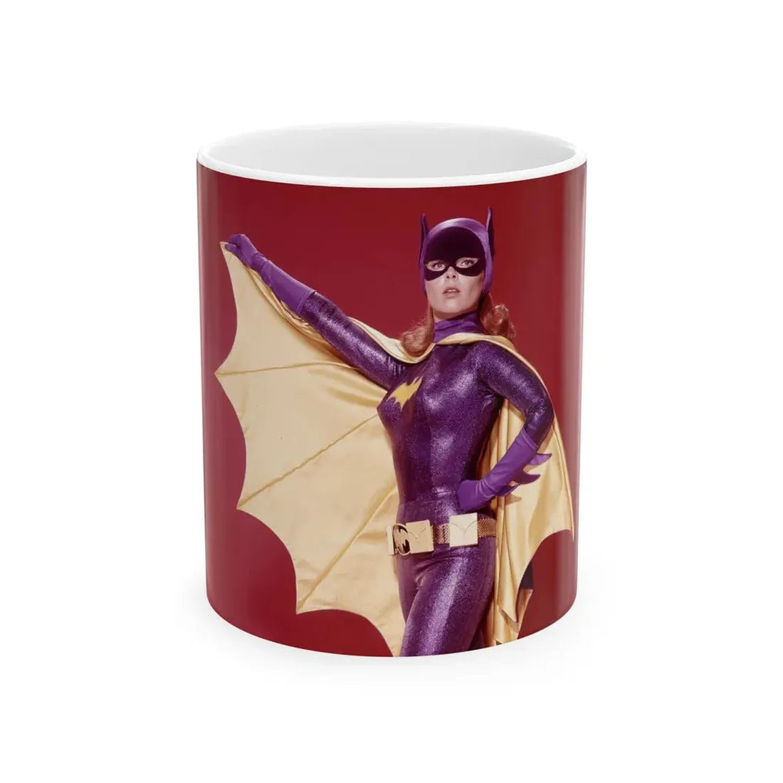Yvonne Craig #148 - Batgirl Photo (Vintage Female Icon) White Coffee Mug 11oz - Go Mug Yourself