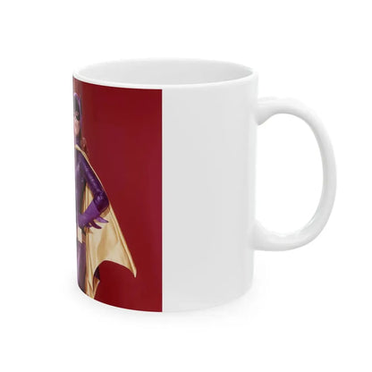 Yvonne Craig #148 - Batgirl Photo (Vintage Female Icon) White Coffee Mug - Go Mug Yourself