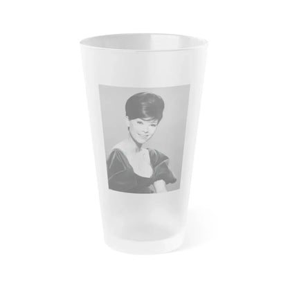 Yvonne Craig #151 (Vintage Female Icon) Frosted Pint Glass 16oz 16oz Frosted - Go Mug Yourself