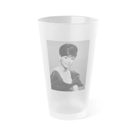 Yvonne Craig #151 (Vintage Female Icon) Frosted Pint Glass 16oz 16oz Frosted - Go Mug Yourself
