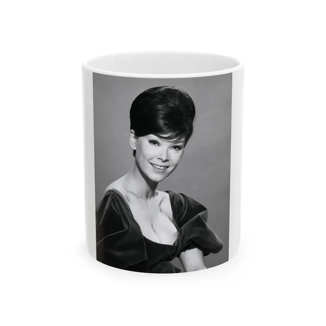 Yvonne Craig #151 (Vintage Female Icon) White Coffee Mug 11oz - Go Mug Yourself