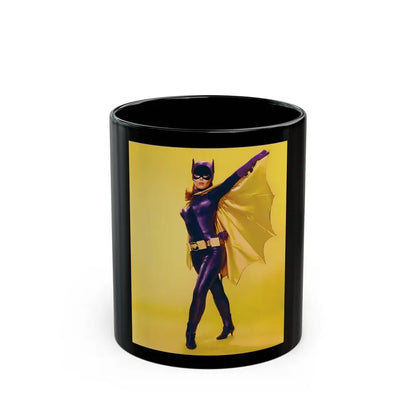 Yvonne Craig #156 - Batgirl Photo (Vintage Female Icon) Black Coffee Mug 11oz - Go Mug Yourself