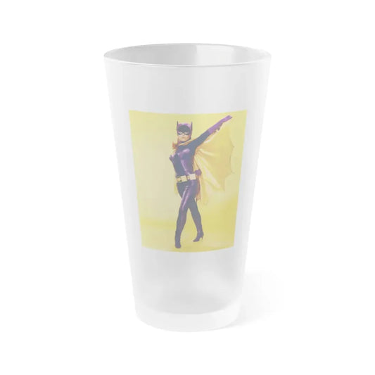 Yvonne Craig #156 - Batgirl Photo (Vintage Female Icon) Frosted Pint Glass 16oz 16oz Frosted - Go Mug Yourself
