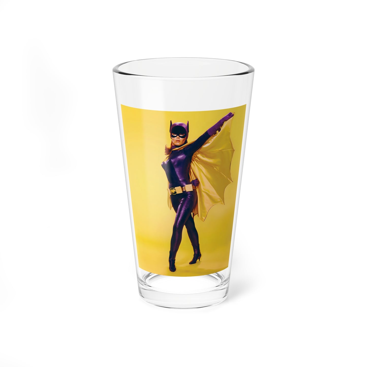 Yvonne Craig #156 - Batgirl Photo (Vintage Female Icon) Pint Glass 16oz-16oz-Go Mug Yourself