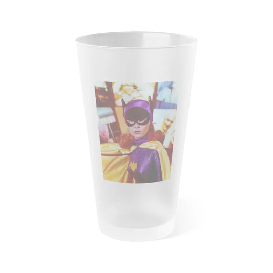 Yvonne Craig #159 - Batgirl Photo (Vintage Female Icon) Frosted Pint Glass 16oz-16oz-Frosted-Go Mug Yourself