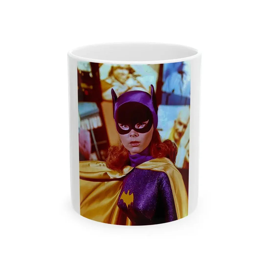 Yvonne Craig #159 - Batgirl Photo (Vintage Female Icon) White Coffee Mug 11oz - Go Mug Yourself