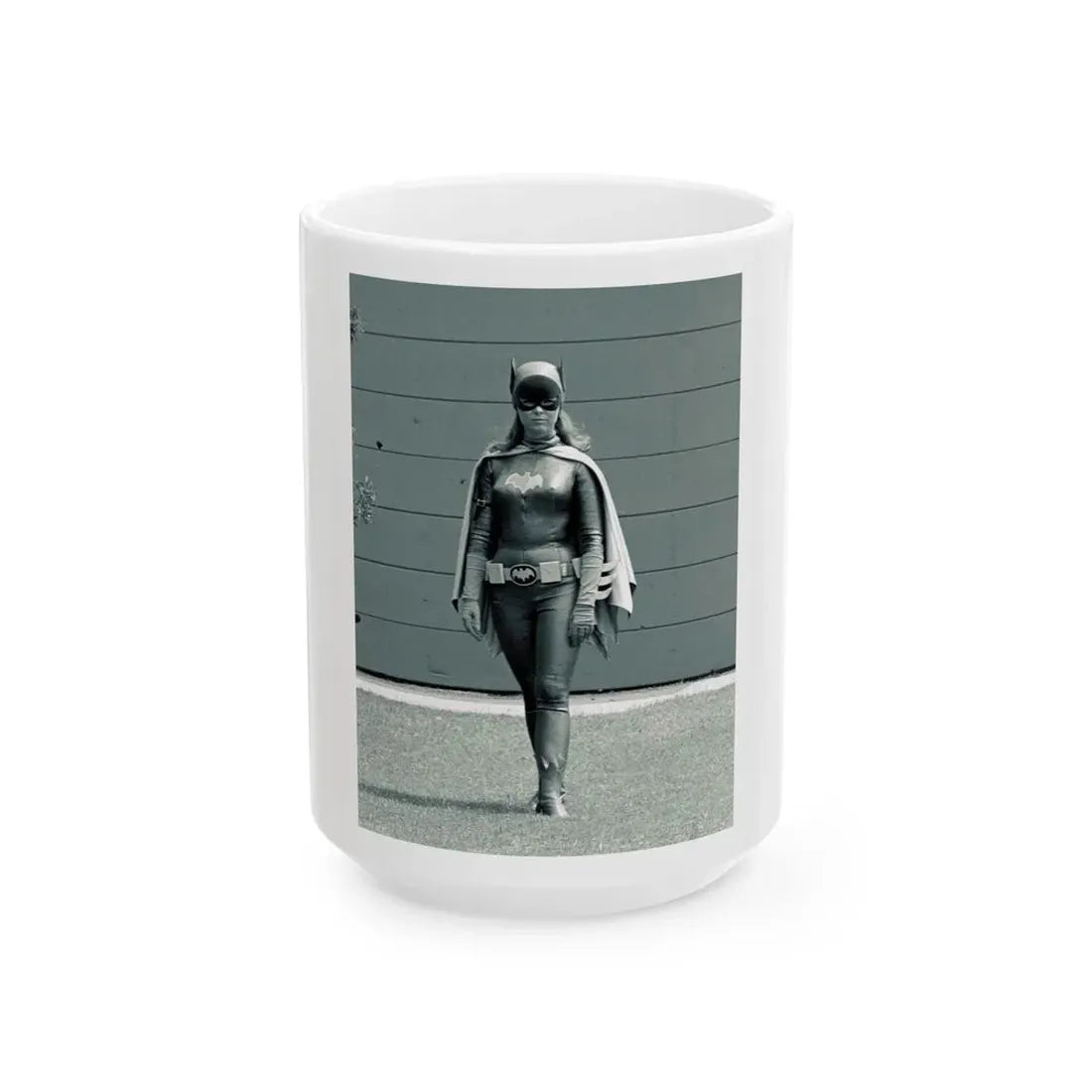 Yvonne Craig #167 - Batgirl Photo (Vintage Female Icon) White Coffee Mug 15oz - Go Mug Yourself