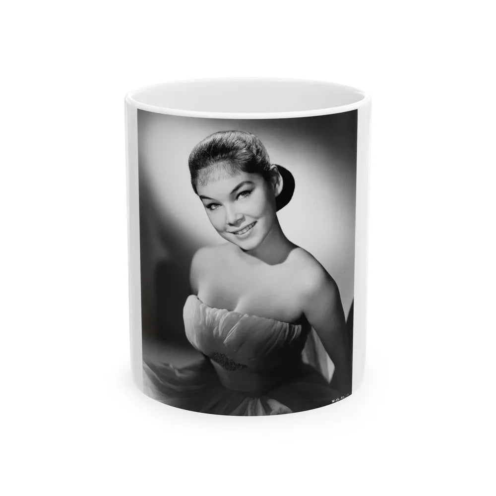 Yvonne Craig #168 (Vintage Female Icon) White Coffee Mug-11oz-Go Mug Yourself