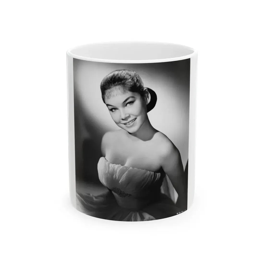 Yvonne Craig #168 (Vintage Female Icon) White Coffee Mug 11oz - Go Mug Yourself