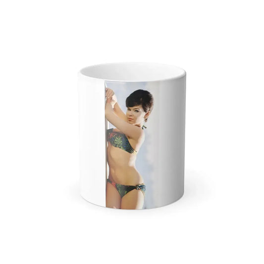 Yvonne Craig #175 - 8x10 Color 2-Piece Hawaiian Bikini Pin-Up Photo from 60's (Vintage Female Icon) Color Changing Mug 11oz Default Title 11oz - Go Mug Yourself
