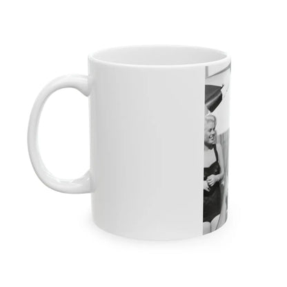 Yvonne Craig #179 (Vintage Female Icon) White Coffee Mug-Go Mug Yourself