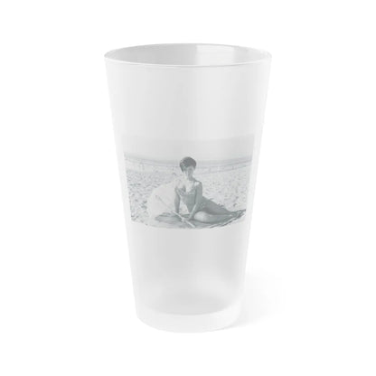 Yvonne Craig #193 (Vintage Female Icon) Frosted Pint Glass 16oz-16oz-Frosted-Go Mug Yourself