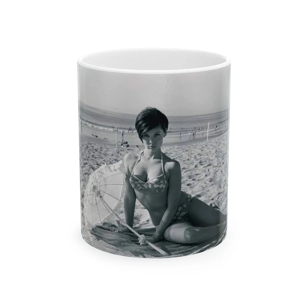 Yvonne Craig #193 (Vintage Female Icon) White Coffee Mug-11oz-Go Mug Yourself