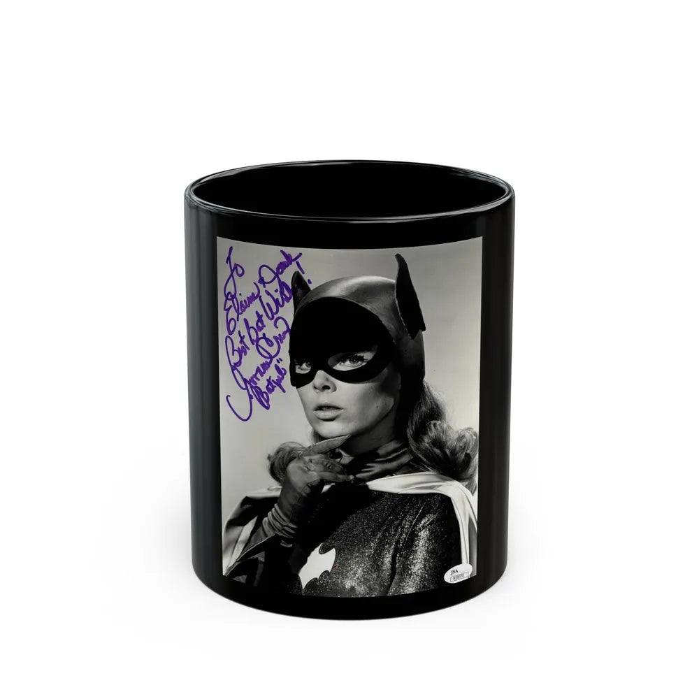 Yvonne Craig #194 (Vintage Female Icon) Black Coffee Mug-11oz-Go Mug Yourself