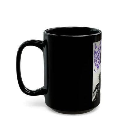 Yvonne Craig #194 (Vintage Female Icon) Black Coffee Mug - Go Mug Yourself