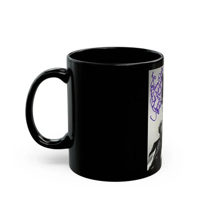 Yvonne Craig #194 (Vintage Female Icon) Black Coffee Mug - Go Mug Yourself