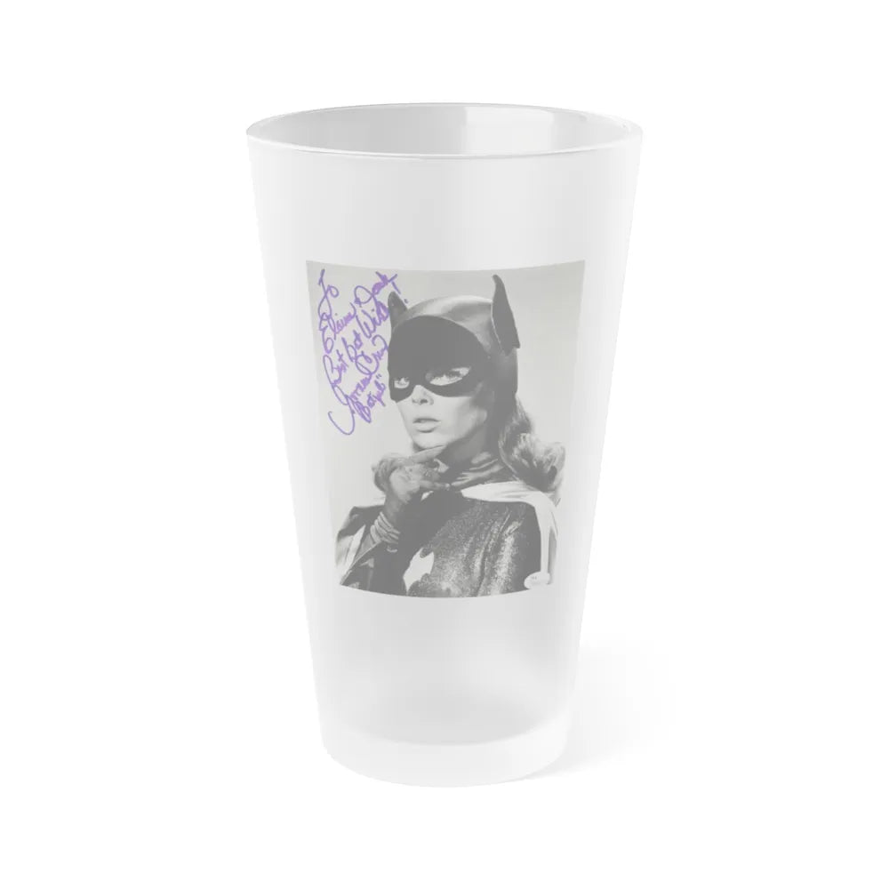 Yvonne Craig #194 (Vintage Female Icon) Frosted Pint Glass 16oz-16oz-Frosted-Go Mug Yourself