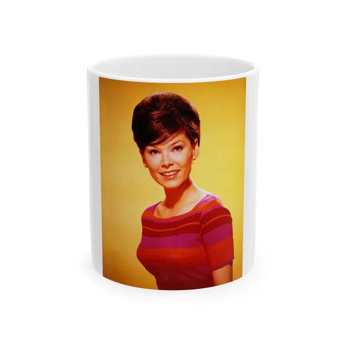 Yvonne Craig #196 (Vintage Female Icon) White Coffee Mug 11oz - Go Mug Yourself