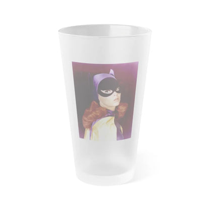 Yvonne Craig #198 - Batgirl Photo (Vintage Female Icon) Frosted Pint Glass 16oz-16oz-Frosted-Go Mug Yourself