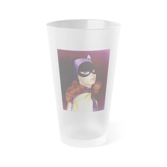 Yvonne Craig #198 - Batgirl Photo (Vintage Female Icon) Frosted Pint Glass 16oz-16oz-Frosted-Go Mug Yourself