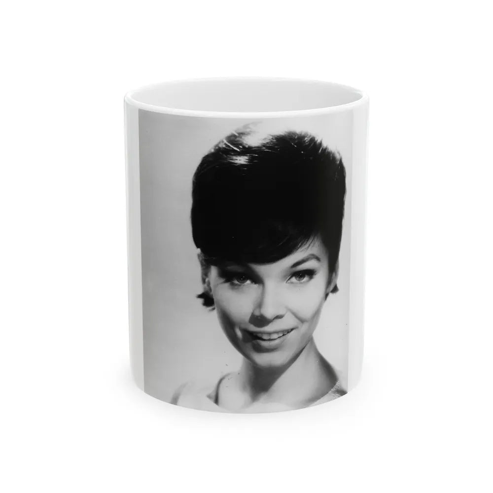 Yvonne Craig #200 (Vintage Female Icon) White Coffee Mug-11oz-Go Mug Yourself