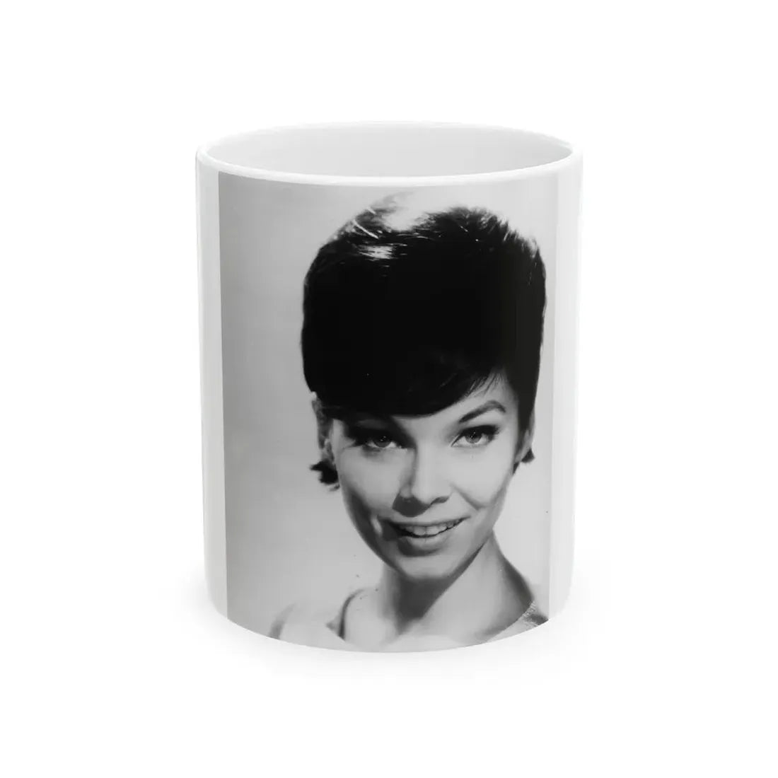 Yvonne Craig #200 (Vintage Female Icon) White Coffee Mug 11oz - Go Mug Yourself