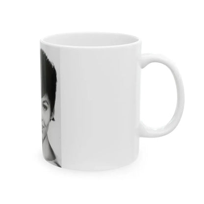 Yvonne Craig #200 (Vintage Female Icon) White Coffee Mug - Go Mug Yourself