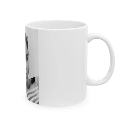 Yvonne Craig #201 (Vintage Female Icon) White Coffee Mug - Go Mug Yourself