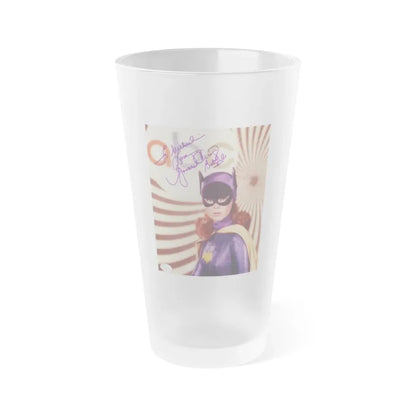 Yvonne Craig #202 - Batgirl Photo (Vintage Female Icon) Frosted Pint Glass 16oz 16oz Frosted - Go Mug Yourself