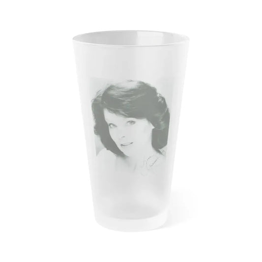 Yvonne Craig #205 (Vintage Female Icon) Frosted Pint Glass 16oz 16oz Frosted - Go Mug Yourself