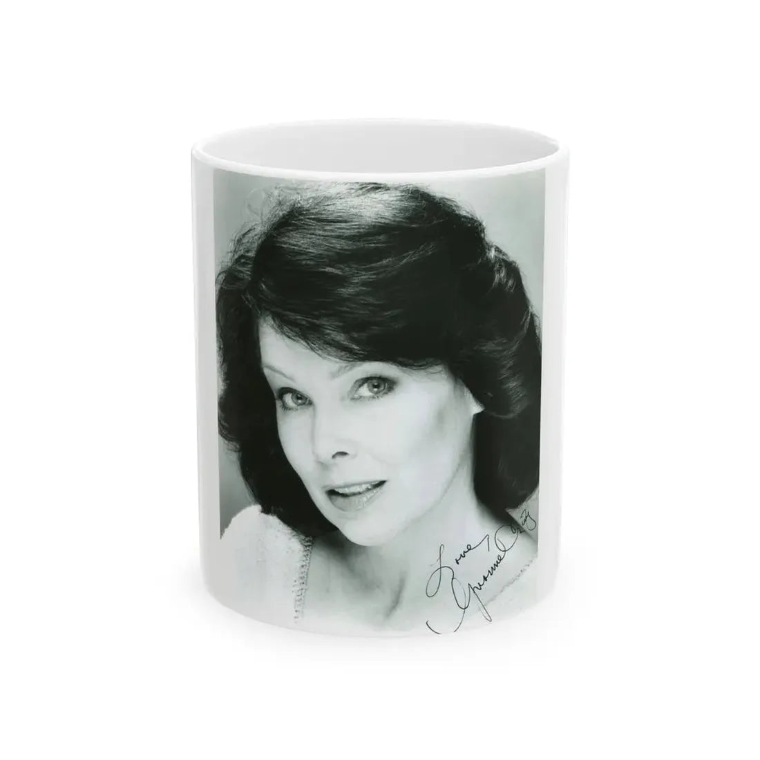 Yvonne Craig #205 (Vintage Female Icon) White Coffee Mug 11oz - Go Mug Yourself